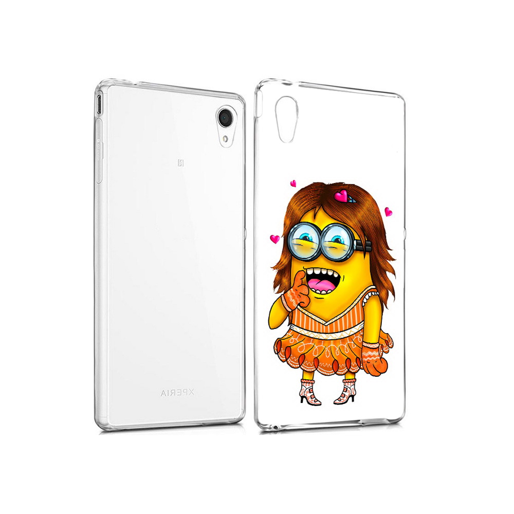

Чехол MyPads Tocco для Sony Xperia M4 Aqua Миньон девочка (PT41841.249.116), Прозрачный, Tocco