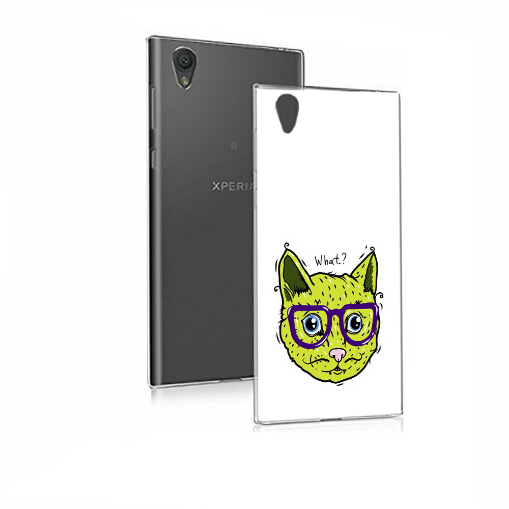 

Чехол MyPads Tocco для Sony Xperia E5 Зеленый кот (PT50363.248.86), Прозрачный, Tocco