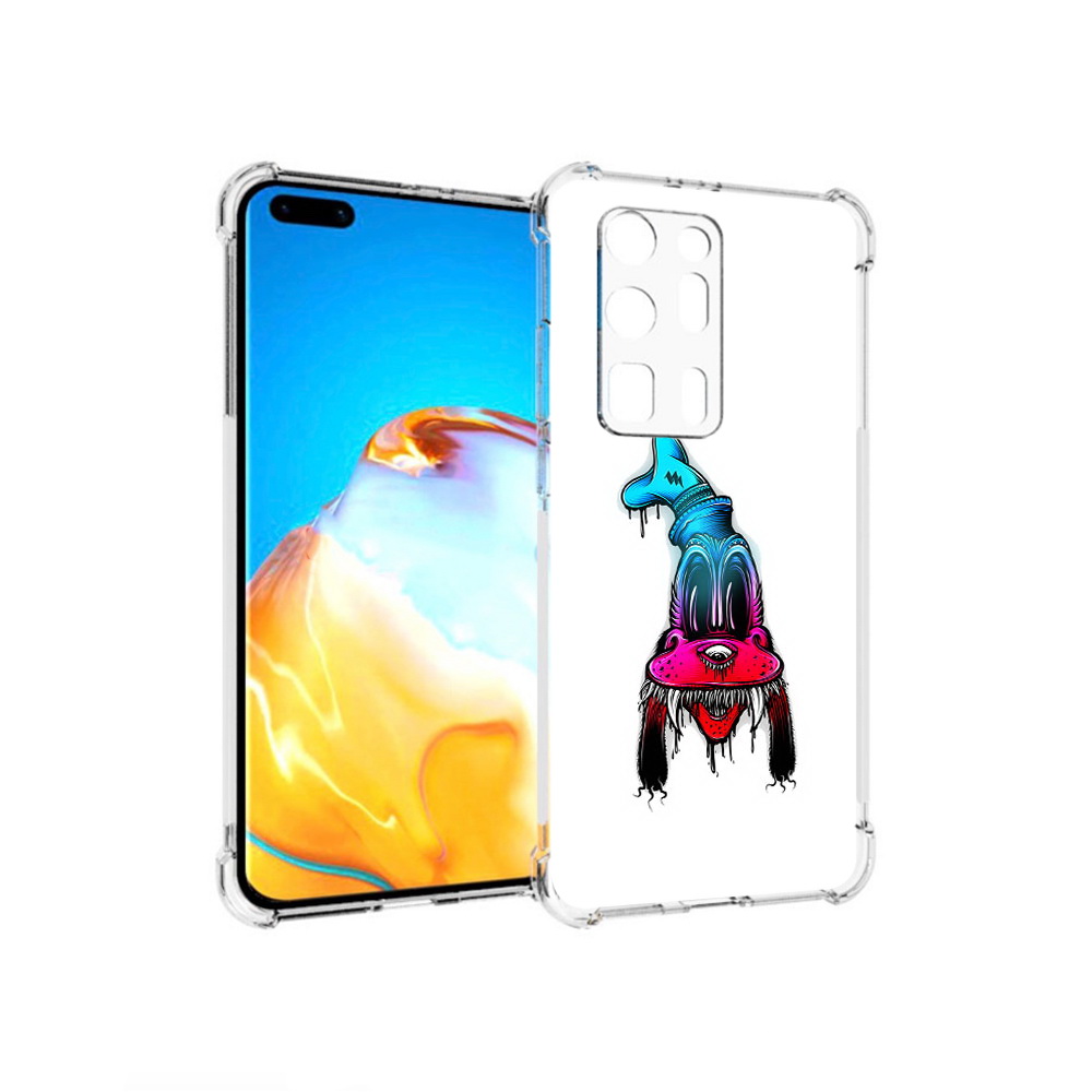 

Чехол MyPads Tocco для Huawei P40 Pro+ Гуффи, Прозрачный, Tocco