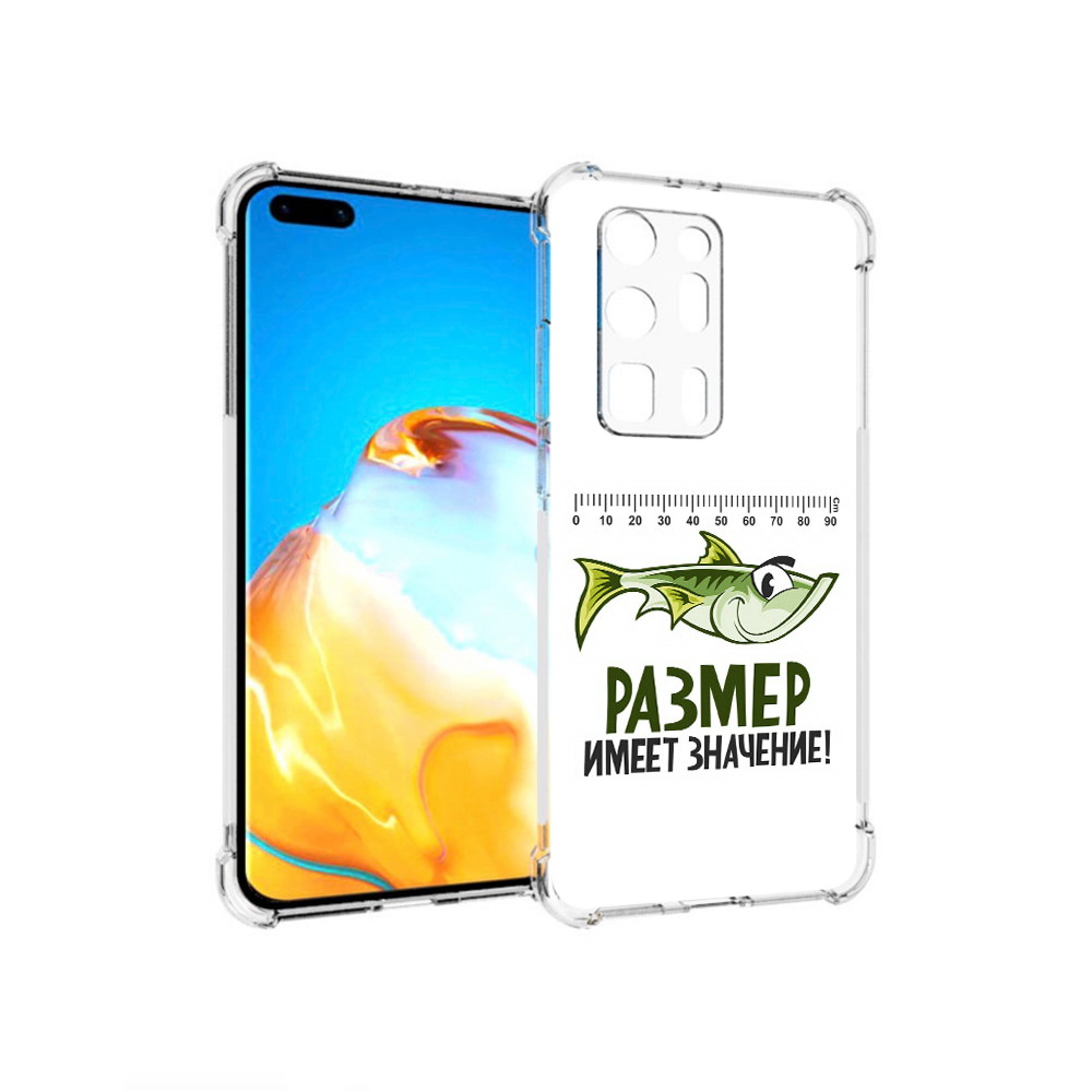 

Чехол MyPads Tocco для Huawei P40 Pro+ размер не имеет значения, Прозрачный, Tocco