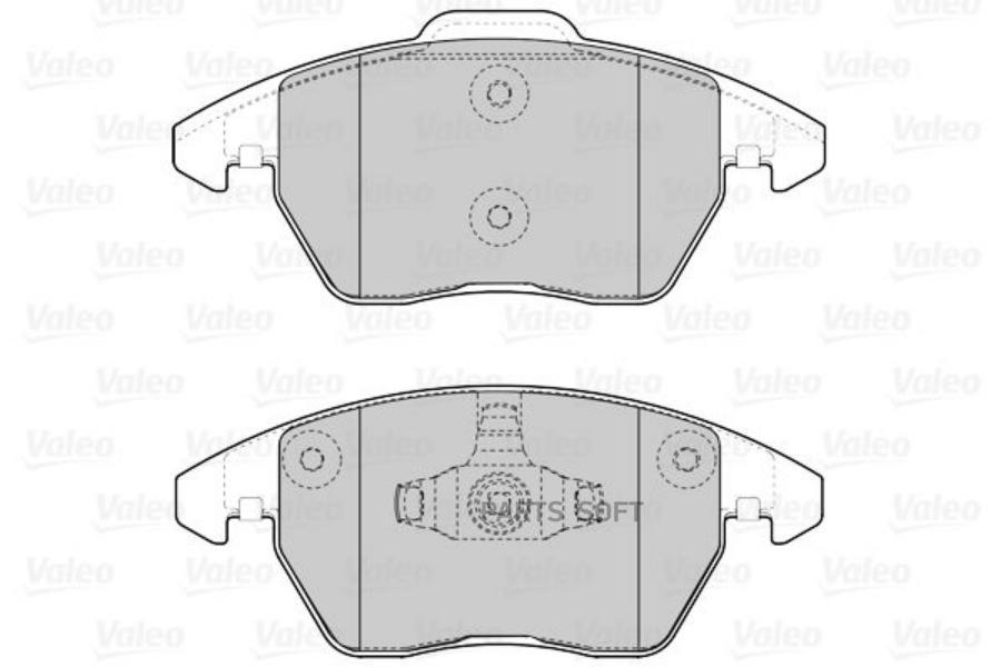 

Тормозные колодки Valeo дисковые 302300