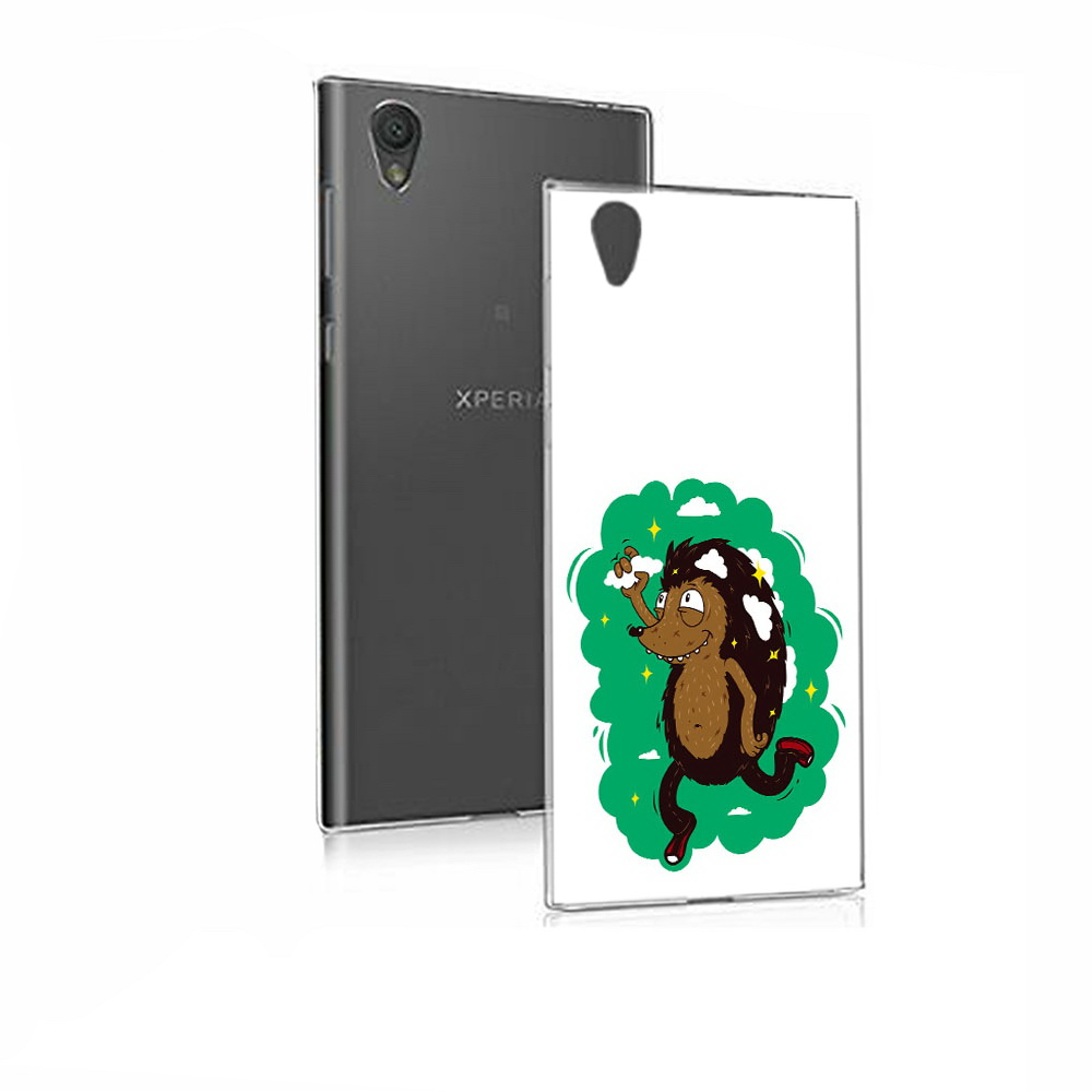 

Чехол MyPads Tocco для Sony Xperia E5 Ежик в облаках (PT50363.248.77), Прозрачный, Tocco