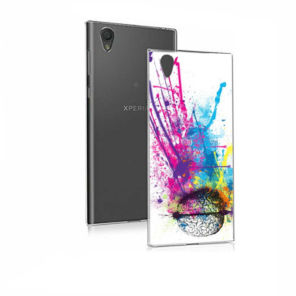 

Чехол MyPads Tocco для Sony Xperia E5 яркий красочный мозг (PT50363.248.710), Прозрачный, Tocco
