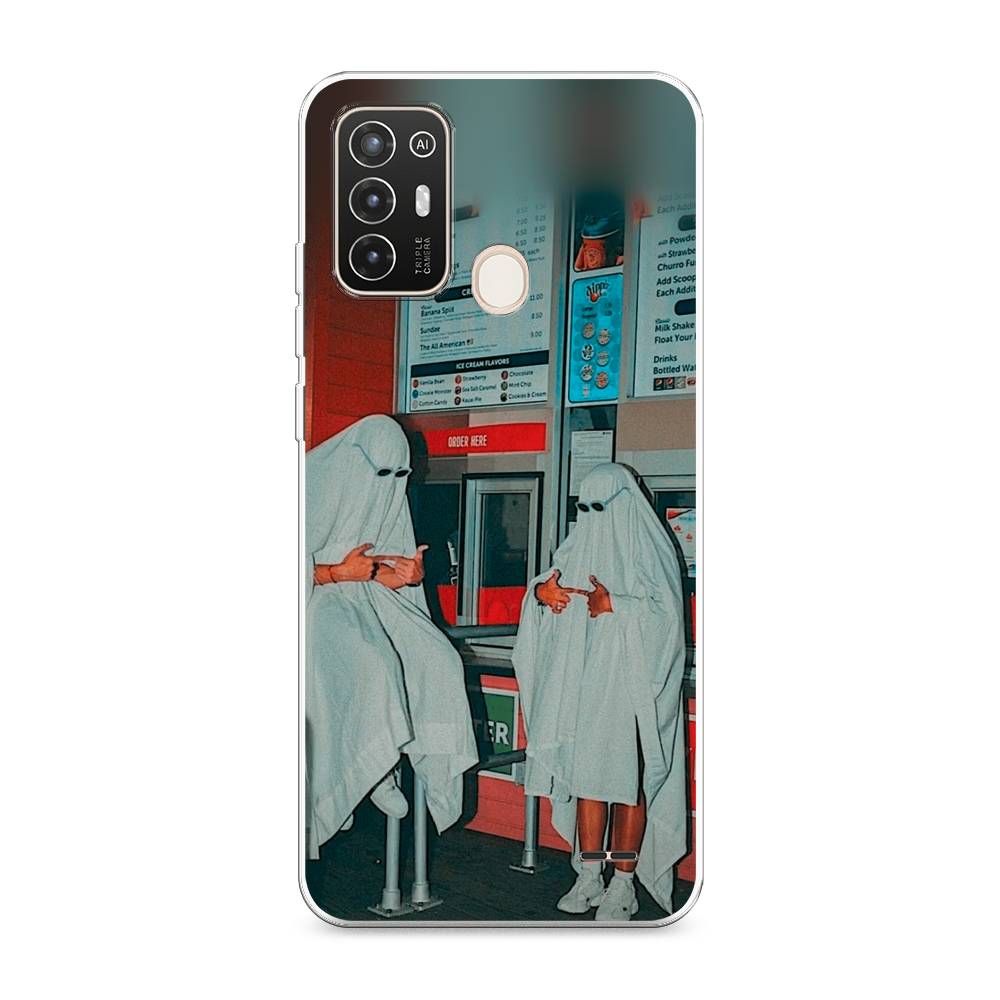 фото Силиконовый чехол "chillin killin" на zte blade a52 awog
