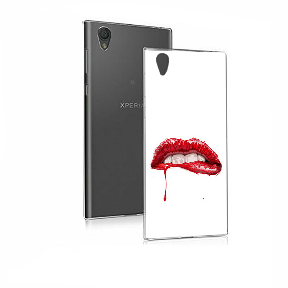 

Чехол MyPads Tocco для Sony Xperia E5 яркие красные губы (PT50363.248.706), Прозрачный, Tocco