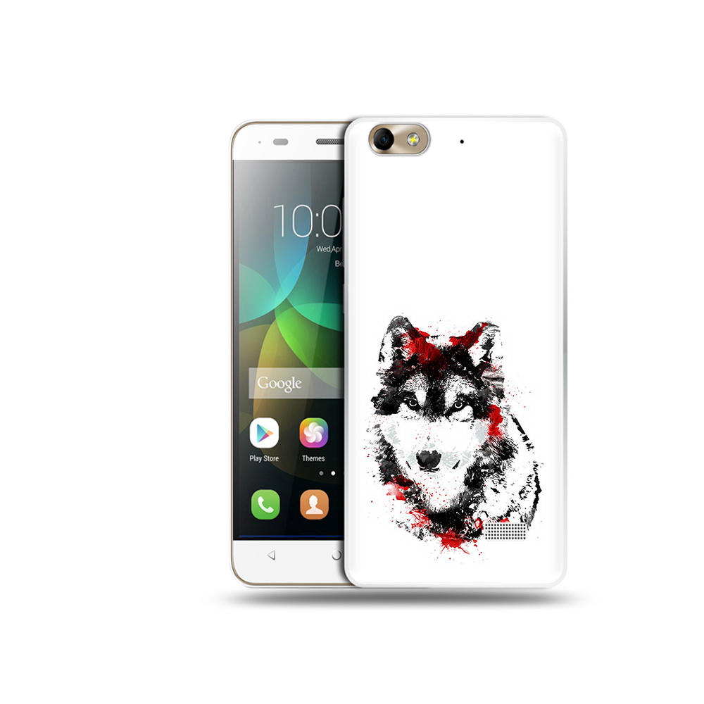 

Чехол MyPads Tocco для Honor 4C кровавый волк (PT10946.43.416), Прозрачный, Tocco