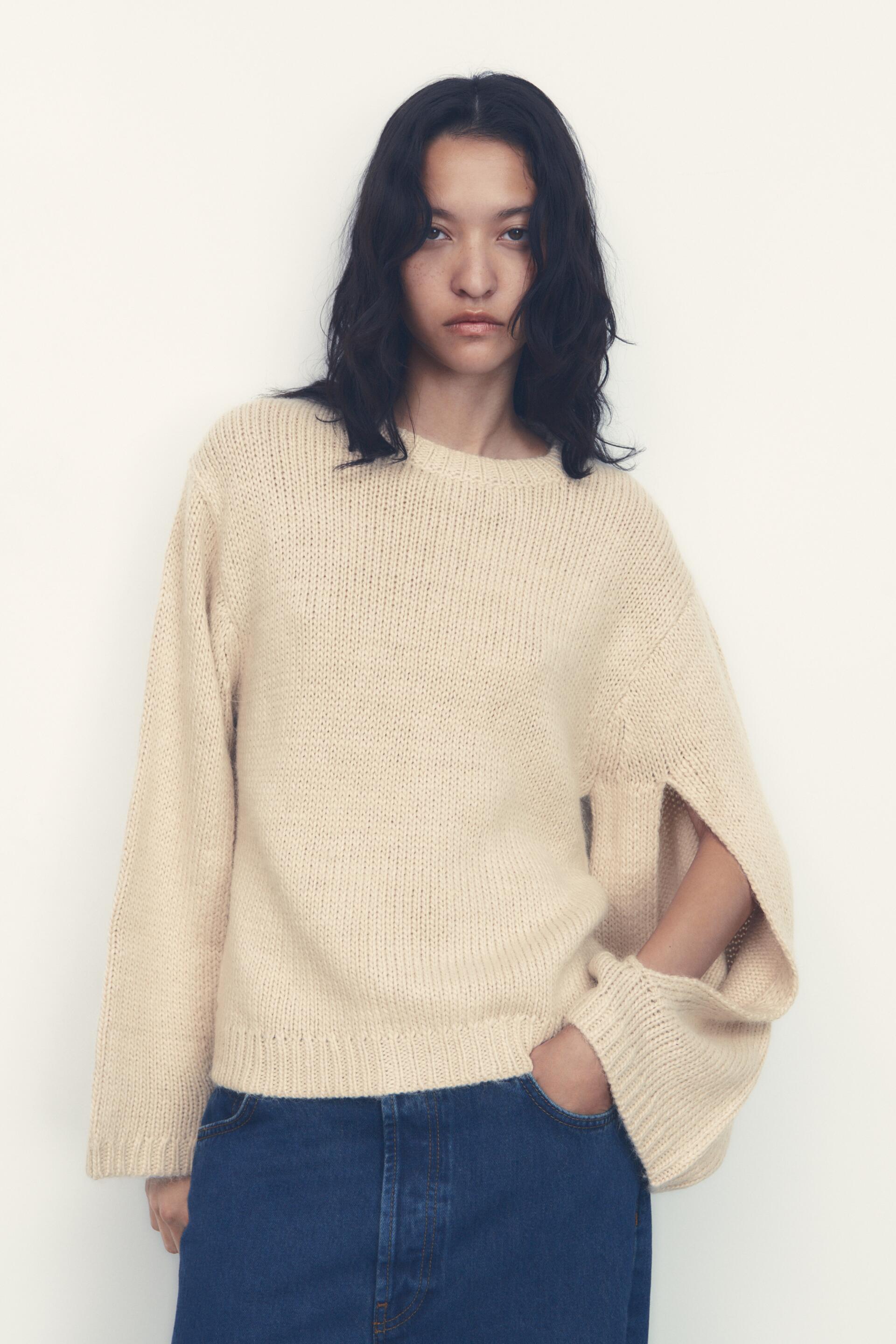 

Джемпер женский ZARA 02893201 белый S, 02893201