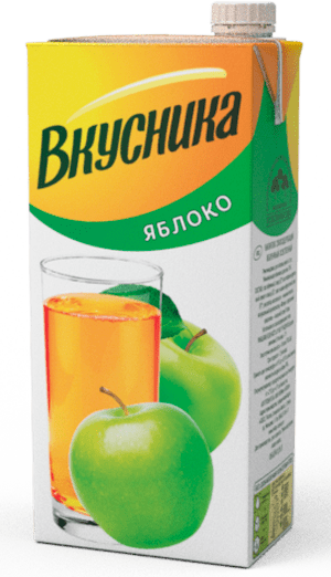 

Напиток сокосодержащий Вкусника яблочный 950 мл