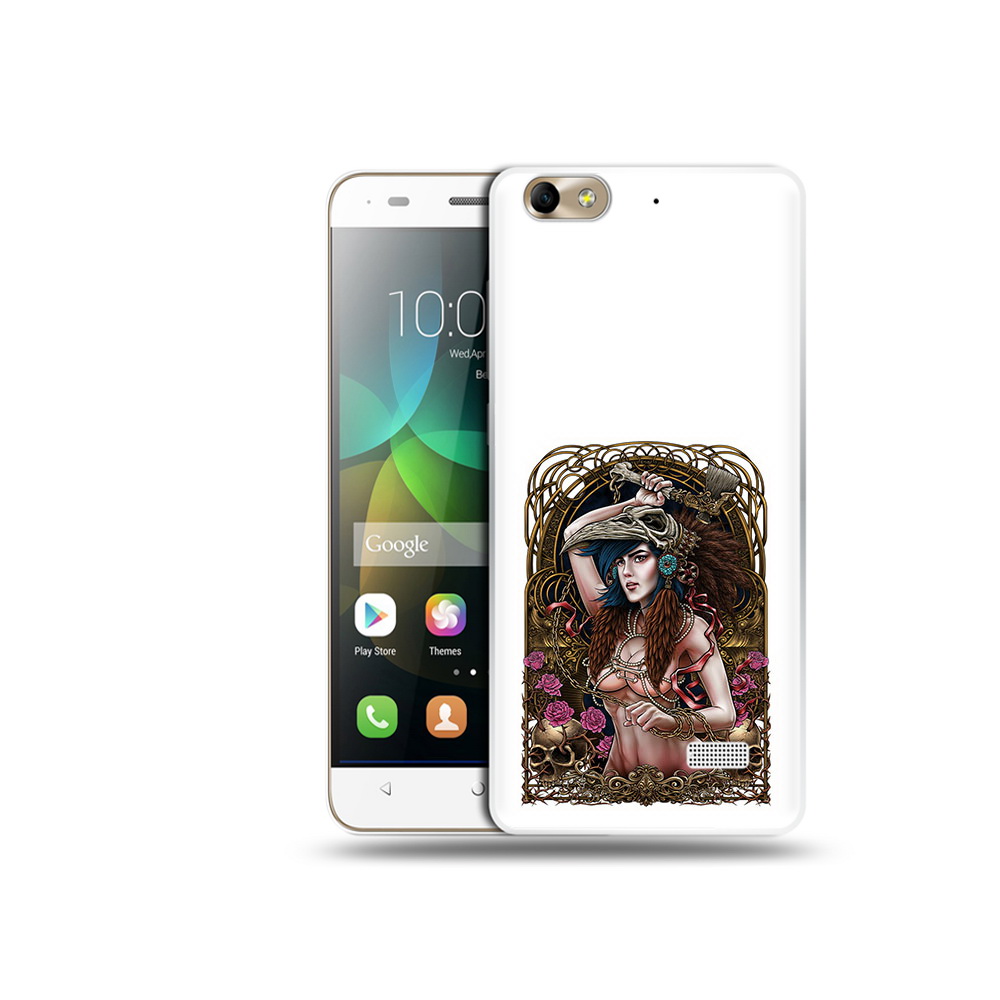 

Чехол MyPads Tocco для Honor 4C красивая девушка рисунок (PT10946.43.407), Прозрачный, Tocco