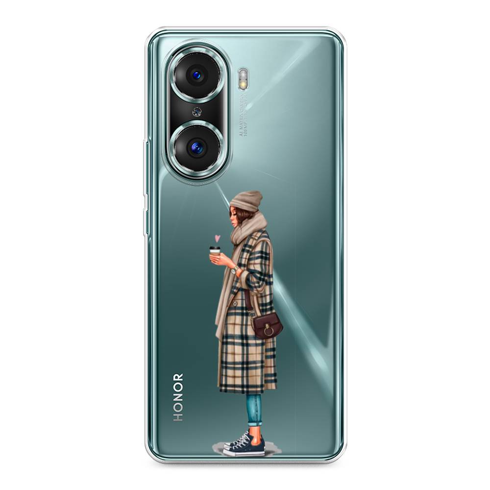 

Чехол на Honor 60 Pro "Утренний кофе", Коричневый;бежевый, 6106750-6