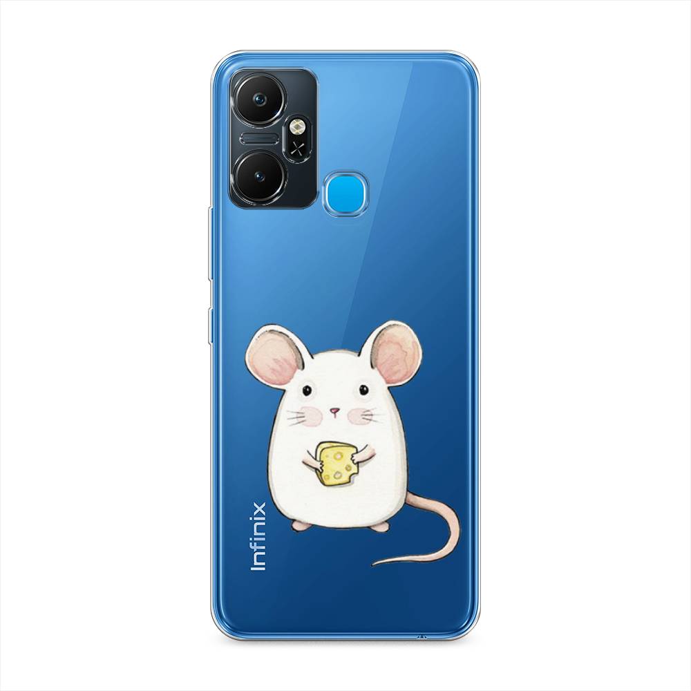 

Чехол Awog "Мышка" на Infinix Smart 6 Plus / Инфиникс Смарт 6 Плюс, Белый;розовый;прозрачный, 3102350-1