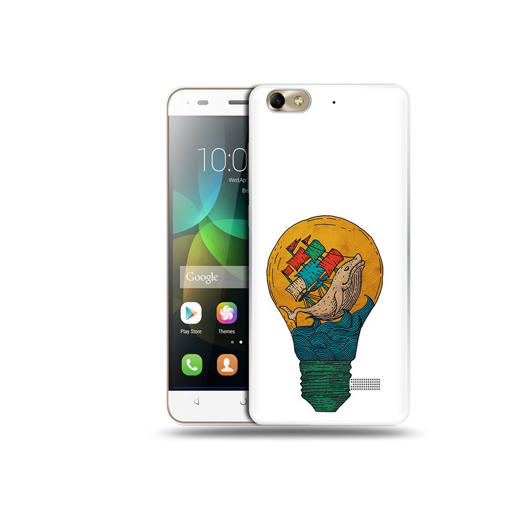 Чехол MyPads Tocco для Honor 4C кит в лампочке с парусами (PT10946.43.387)