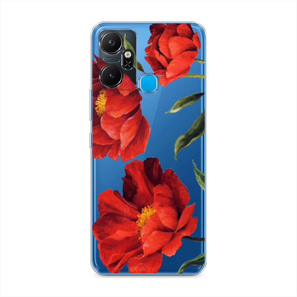 

Чехол Awog "Красные маки" на Infinix Smart 6 Plus / Инфиникс Смарт 6 Плюс, Красный, 3102350-8