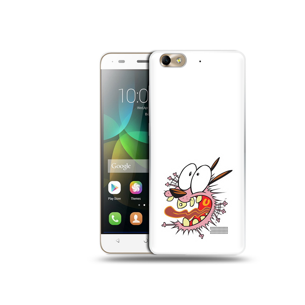 

Чехол MyPads Tocco для Honor 4C испуганный бобик (PT10946.43.381), Прозрачный, Tocco