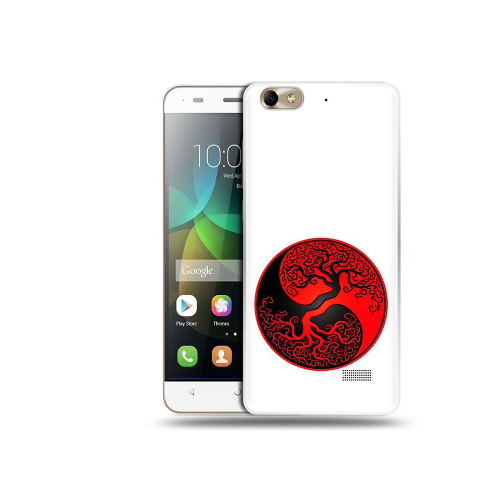 

Чехол MyPads Tocco для Honor 4C инь янь дерево (PT10946.43.379), Прозрачный, Tocco