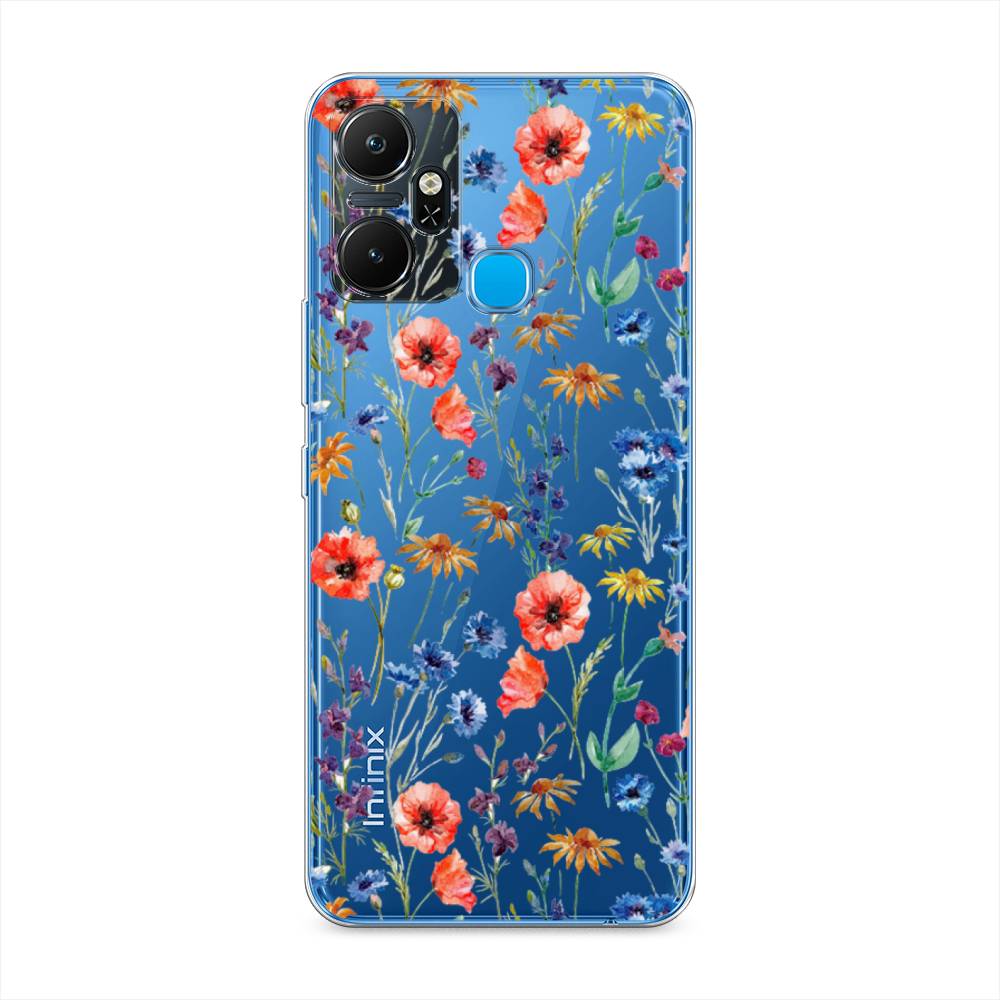 

Чехол Awog "Маки и васильки фон" на Infinix Smart 6 Plus / Инфиникс Смарт 6 Плюс, 3102350-8