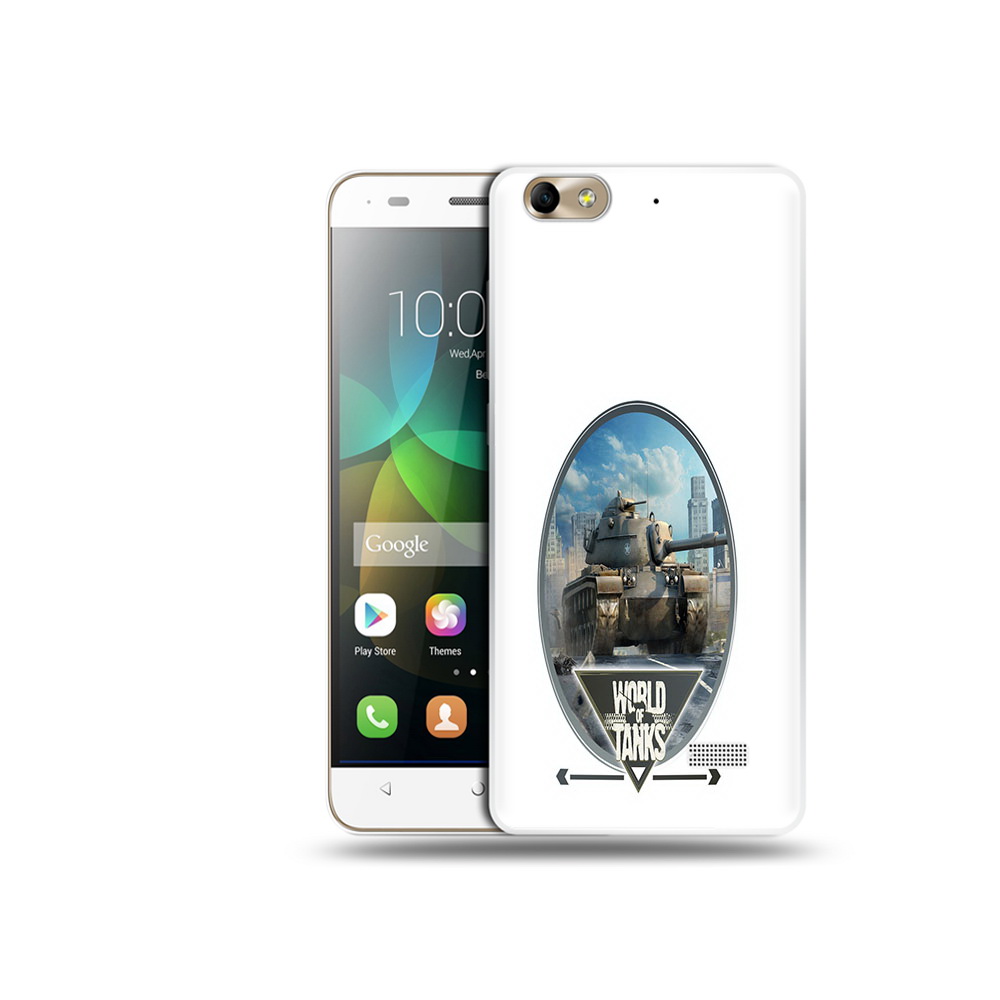 

Чехол MyPads Tocco для Honor 4C игра с танками (PT10946.43.375), Прозрачный, Tocco