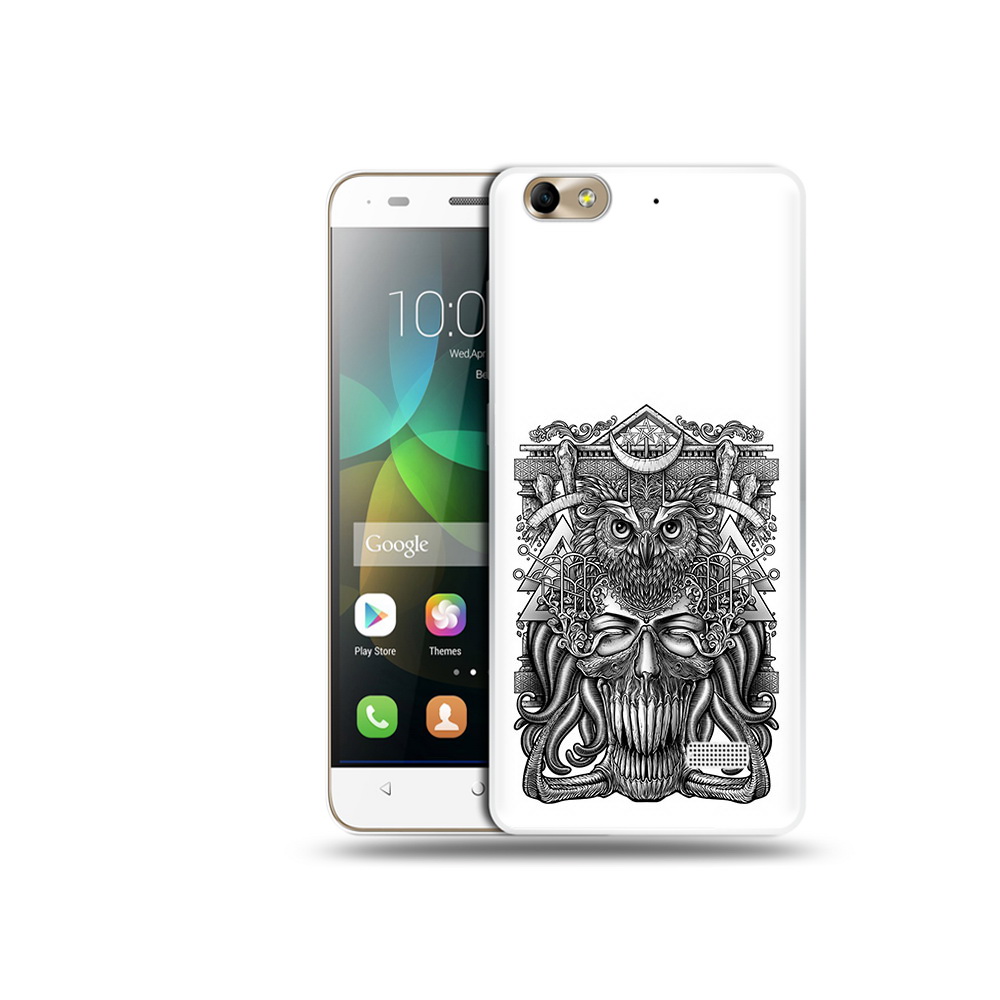 

Чехол MyPads Tocco для Honor 4C зубастая сова (PT10946.43.369), Прозрачный, Tocco