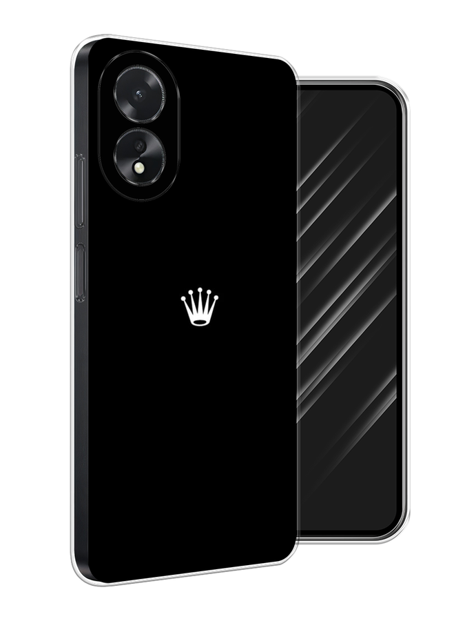 

Чехол Awog на Oppo A38 "Белая корона на черном фоне", Черный, 2515350-1