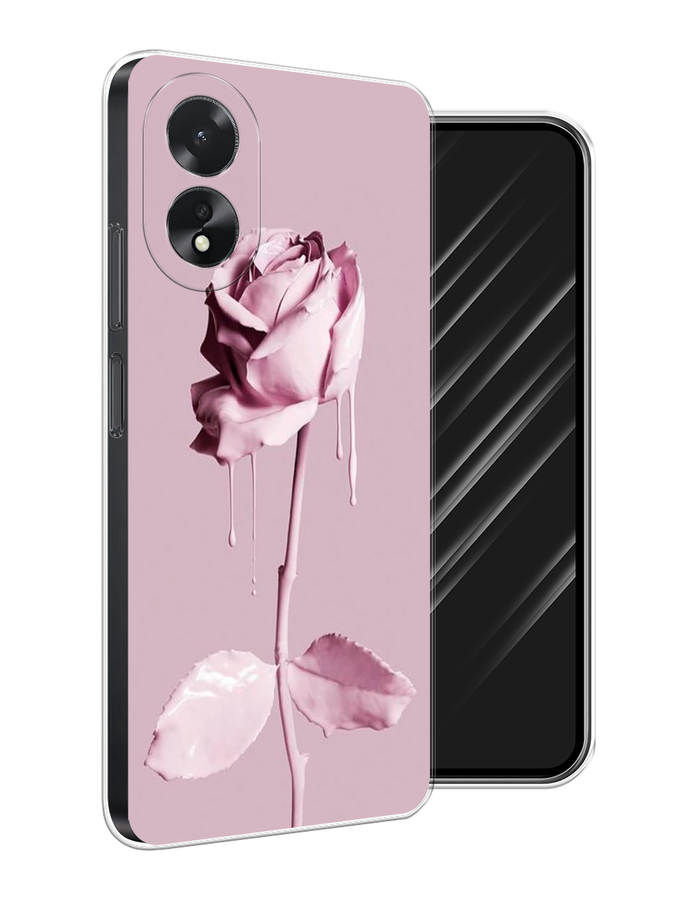 

Чехол Awog на Oppo A38 "Роза в краске", Белый;розовый, 2515350-1