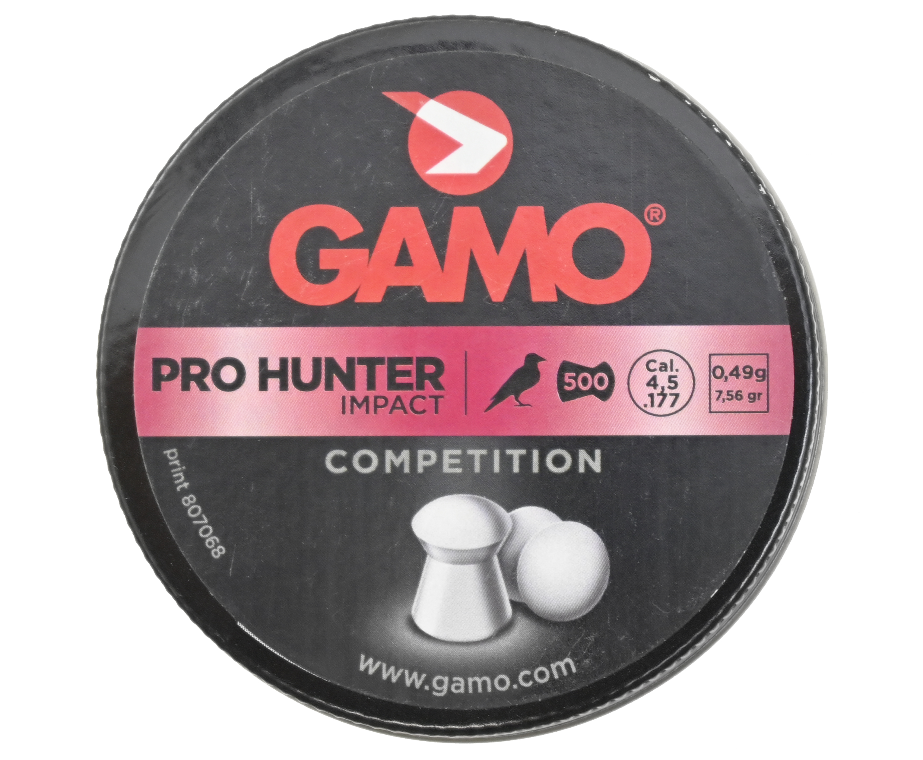 Пули пневматические Gamo Pro-Hunter 4.5 мм (500 шт, 0.49 г)