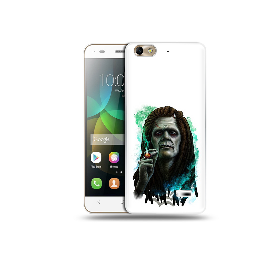 

Чехол MyPads Tocco для Honor 4C зеленый мужчина с сигаретой (PT10946.43.360), Прозрачный, Tocco