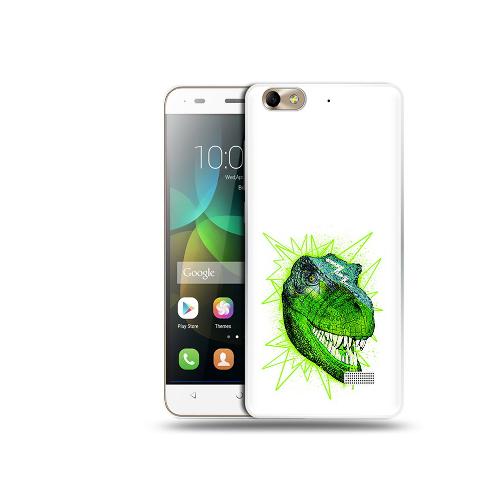 

Чехол MyPads Tocco для Honor 4C зеленый динозавр (PT10946.43.358), Прозрачный, Tocco