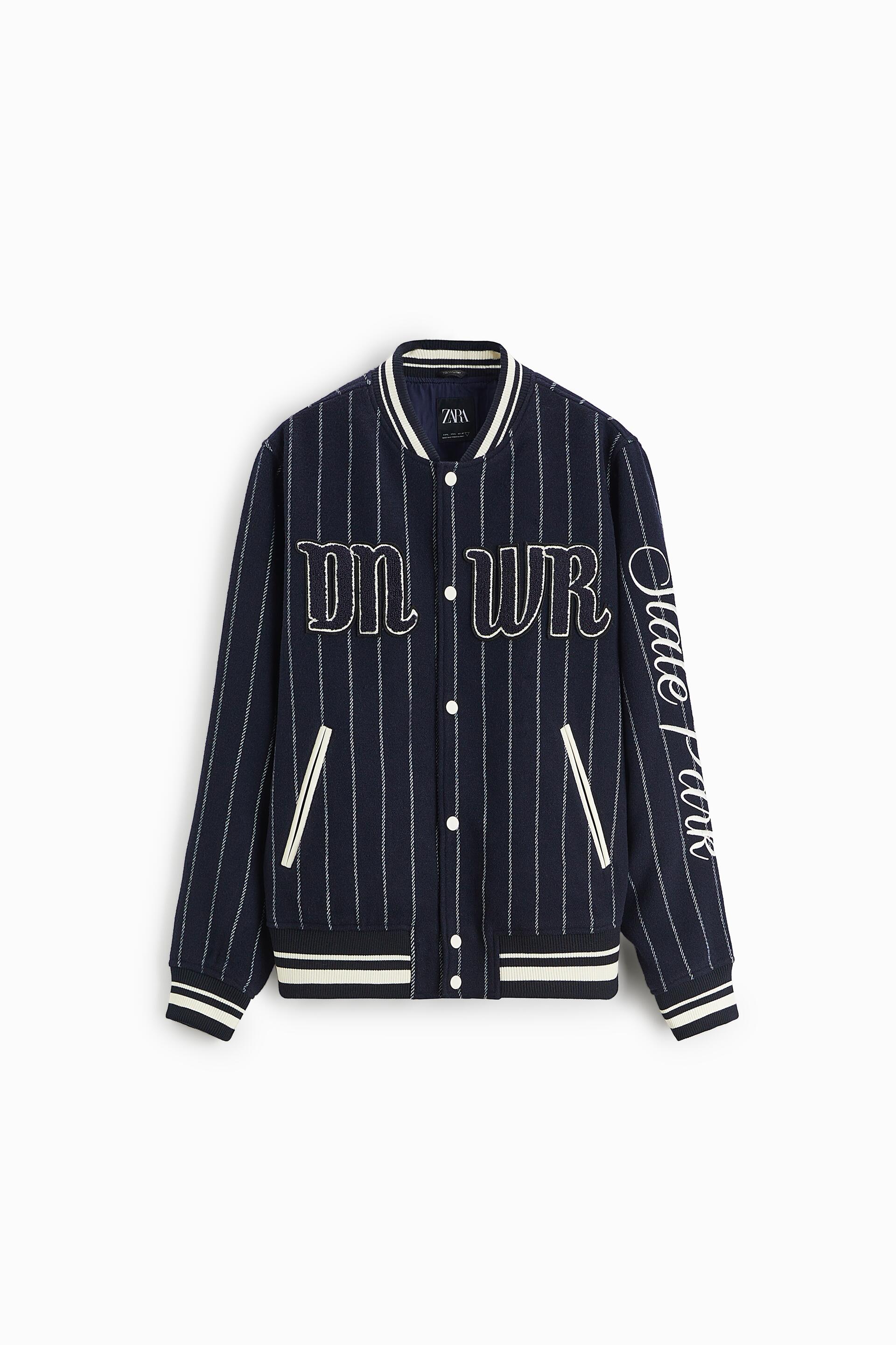 

Бомбер мужской ZARA 04391302 синий L (доставка из-за рубежа), 04391302