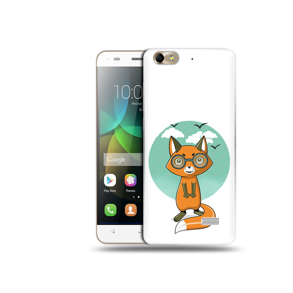 

Чехол MyPads Tocco для Honor 4C задумчивая лиса (PT10946.43.348), Прозрачный, Tocco