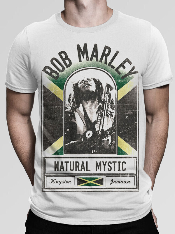 

Футболка мужская Dream Shirts Боб Марли - Bob Marley 50008792 белая L, Боб Марли - Bob Marley 50008792