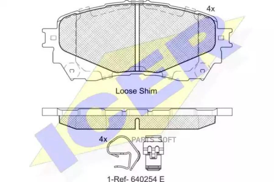 

Колодки Передние Mazda 6 Iii 2012-> Icer 182126 Icer арт. 182126