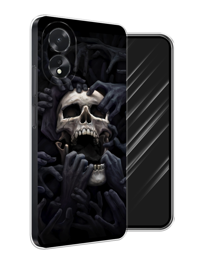 

Чехол Awog на Oppo A38 "Череп 29", Черный;серый, 2515350-1