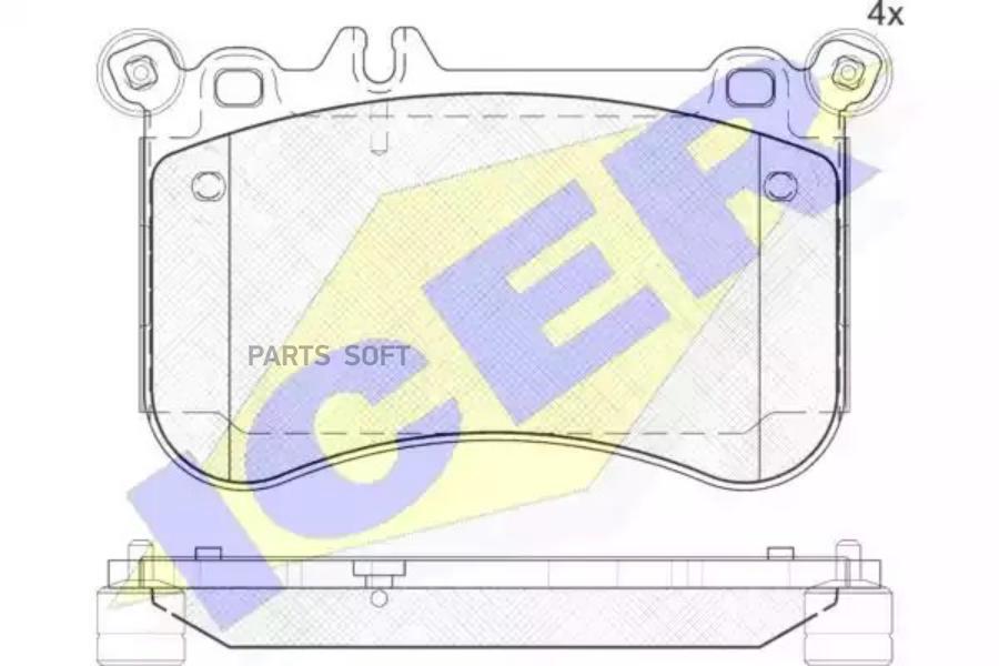 

Колодки Передние Mb W212 Mot.5,0l Icer 182042 Icer арт. 182042