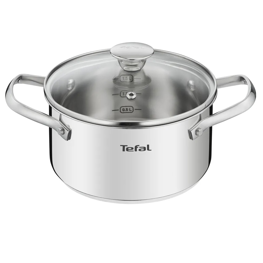 Кастрюля с крышкой Tefal Cook Eat B9214374, 2,2 л, 18 см