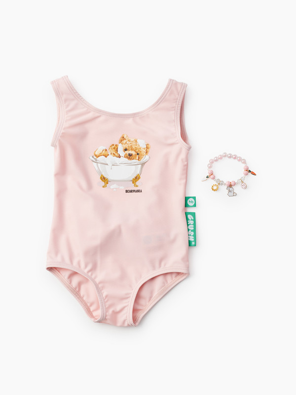 

Купальник слитный для девочек Happy Baby 50658 розовый 86, 50658