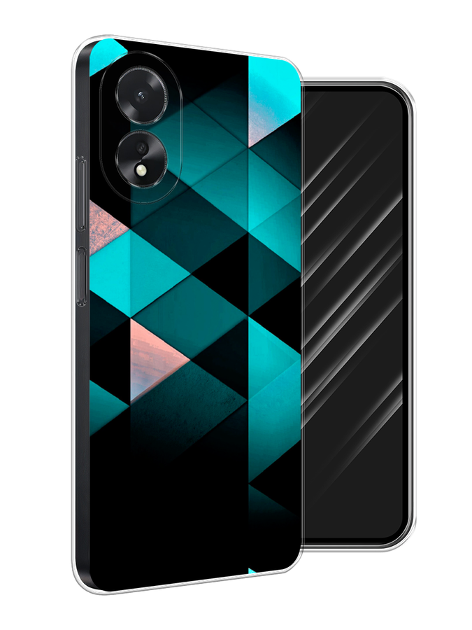 

Чехол Awog на Oppo A38 "Геометрия 16", Бирюзовый;черный, 2515350-1