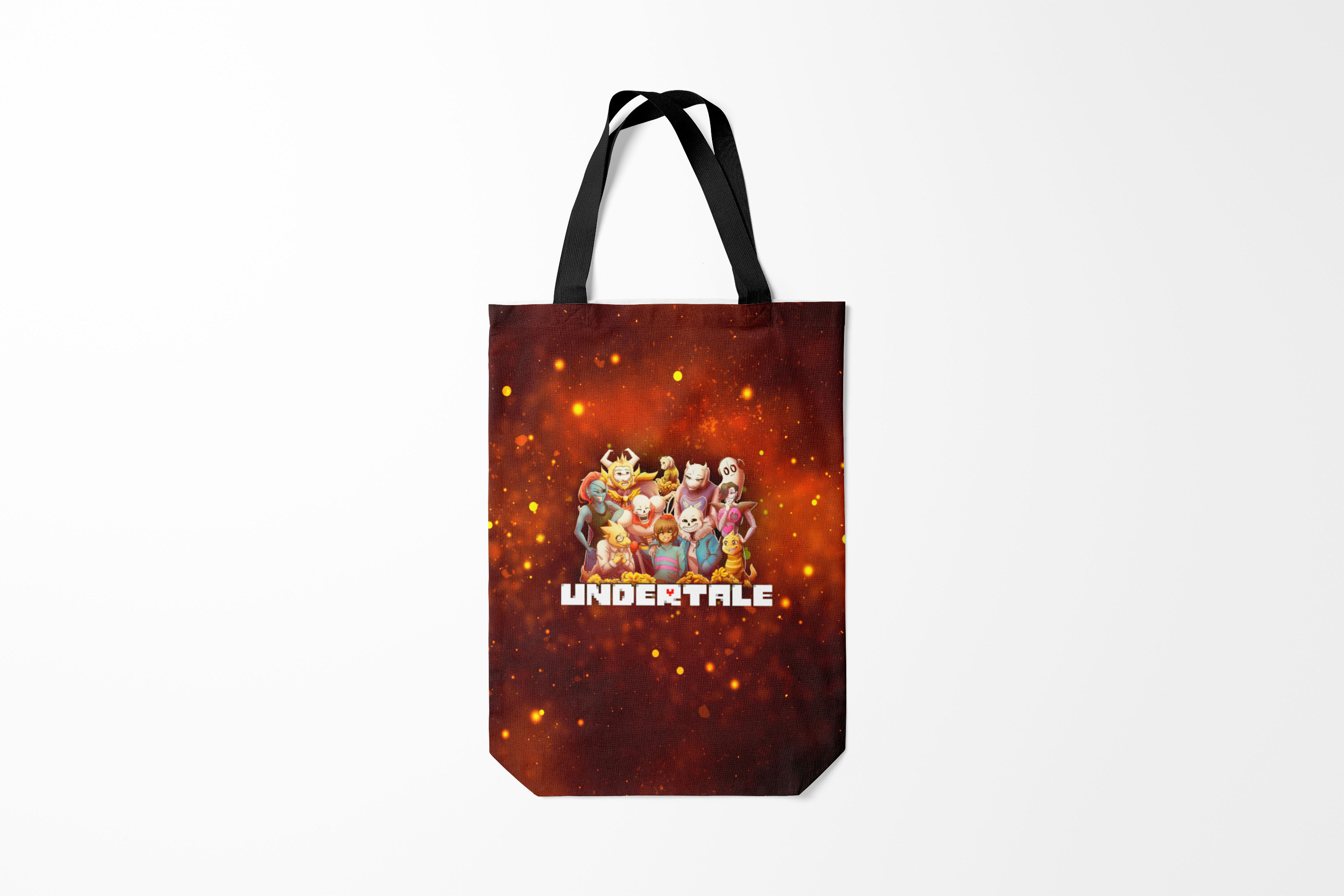 

Сумка шoппер унисекс Burnettie Undertale, бордовый, Undertale