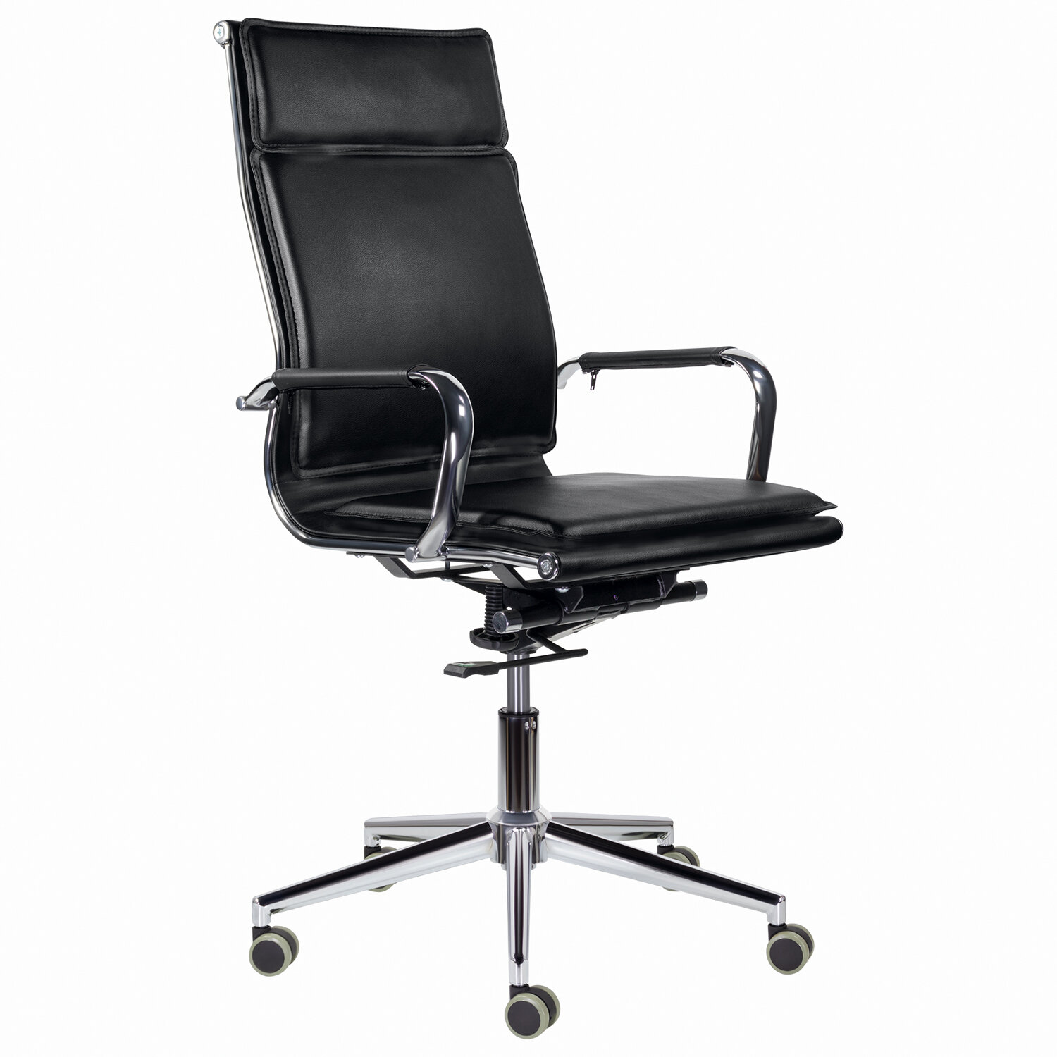 

Кресло офисное BRABIX PREMIUM "Kayman EX-532", экокожа, хром, черное, 532543, Черный