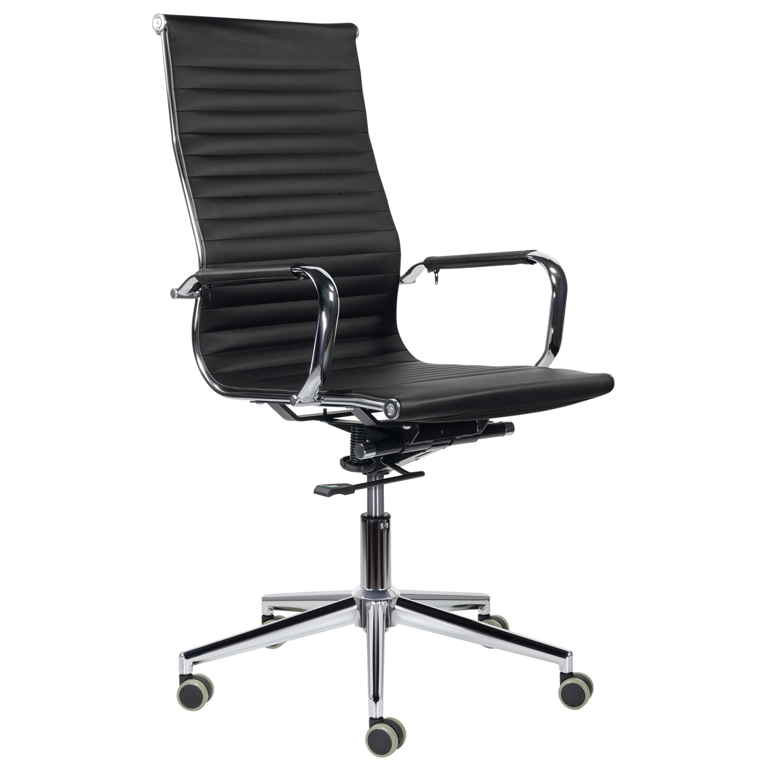 

Кресло офисное BRABIX PREMIUM "Intense EX-531", экокожа, хром, черное, 532540, Черный