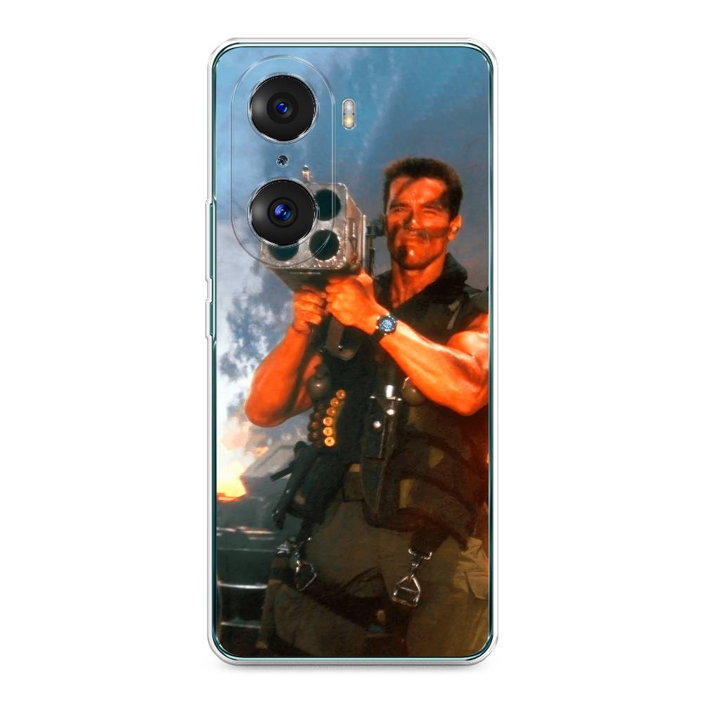 Чехол на Honor 60 Pro  Арнольд Шварцнеггер с базукой