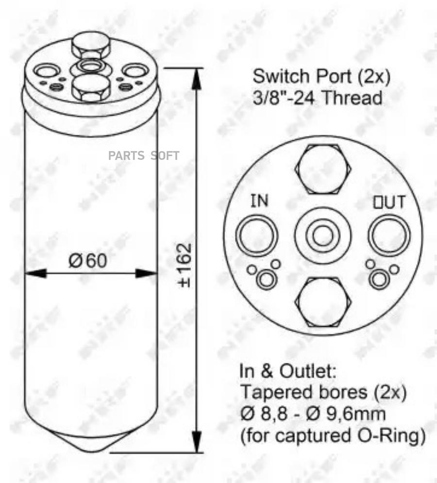 

Осушитель кондиционера NRF 33183