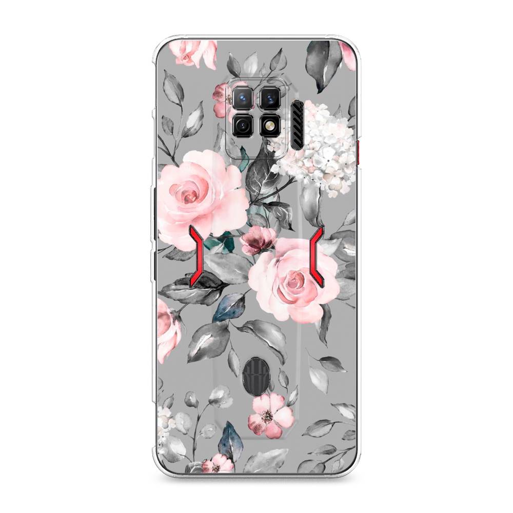 

Силиконовый чехол "Розы на сером" на ZTE Nubia Red Magic 7 Pro, 136050-8