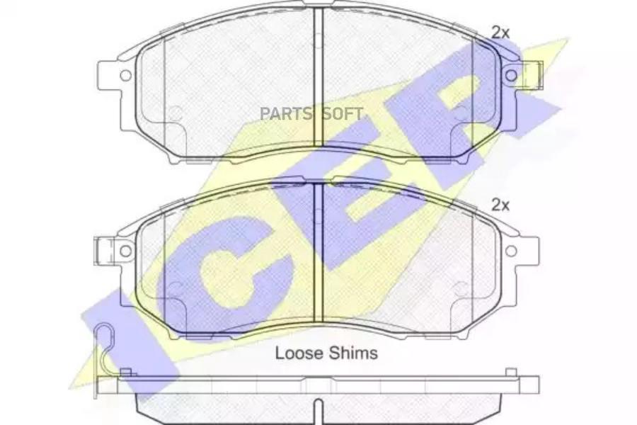 

Колодки Передние Nissan/Infiniti/Renault Для Sumitomo Icer 181876 Icer арт. 181876