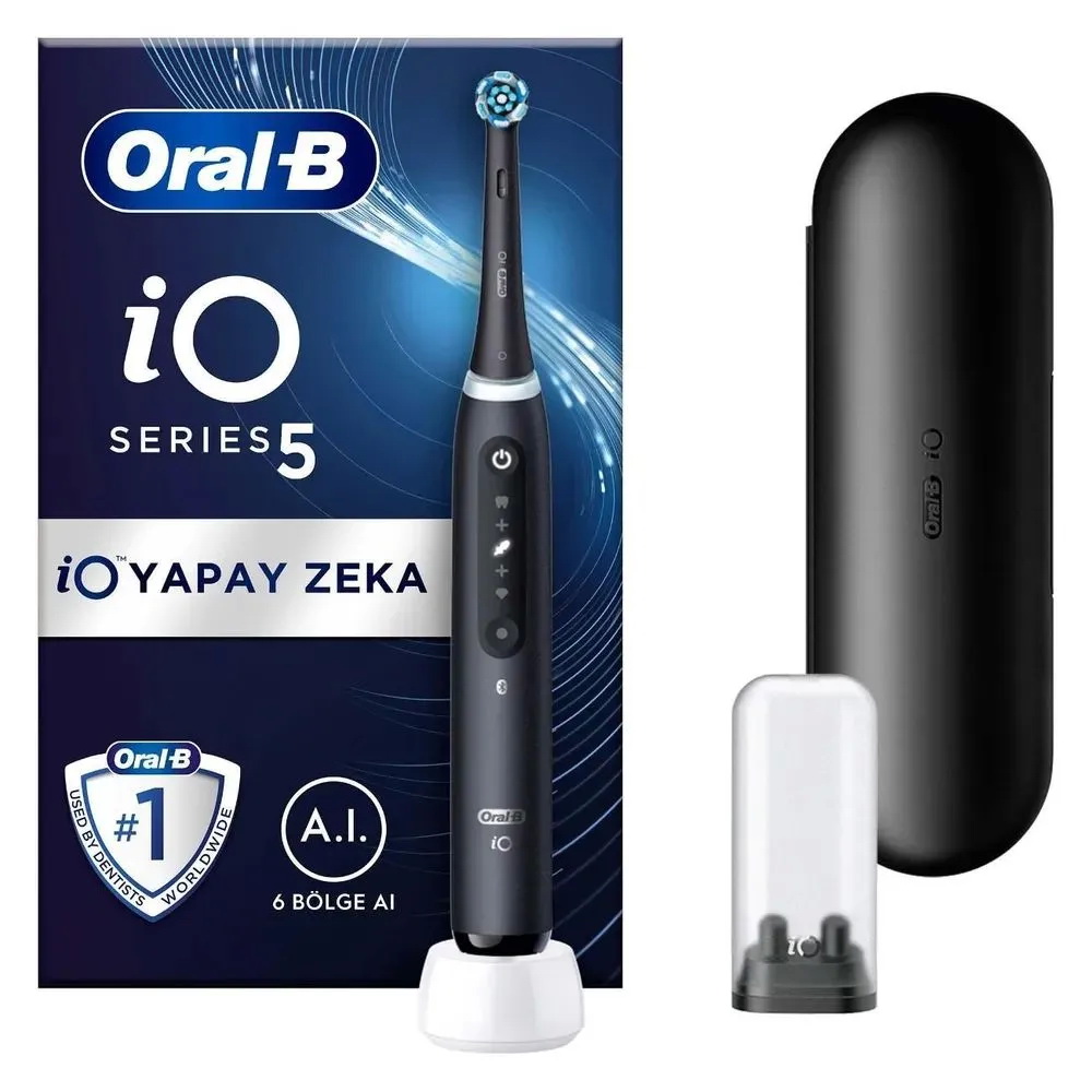 Электрическая зубная щетка Oral-B iO Series 5N черная электрическая зубная щетка oral b matt черная