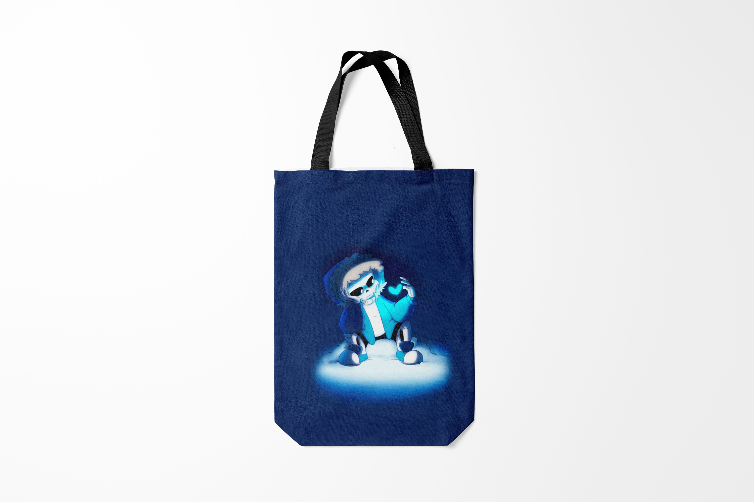 

Сумка шoппер унисекс Burnettie Undertale, синий, Undertale
