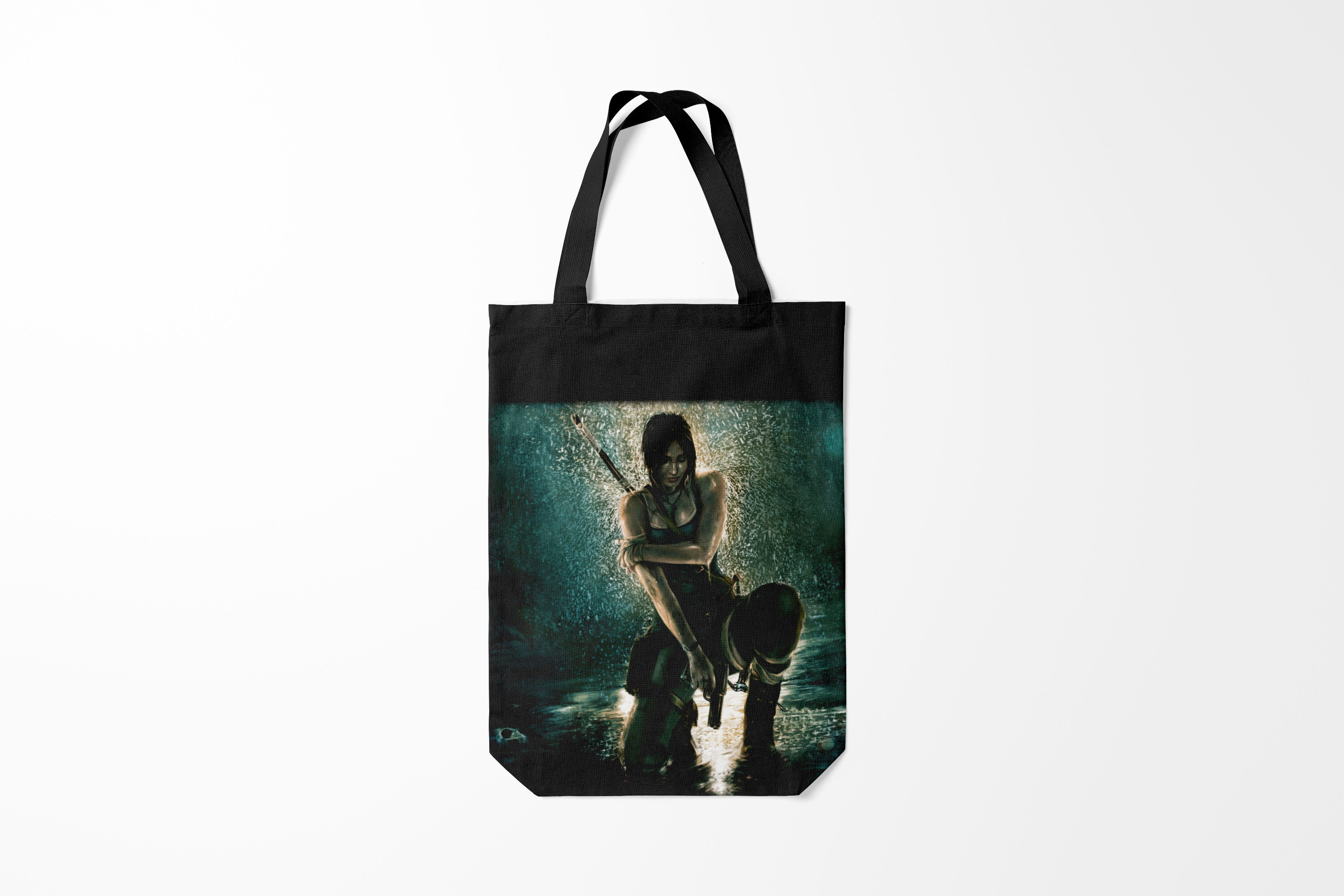 

Сумка шoппер унисекс Burnettie Tomb Raider, черный, Tomb Raider