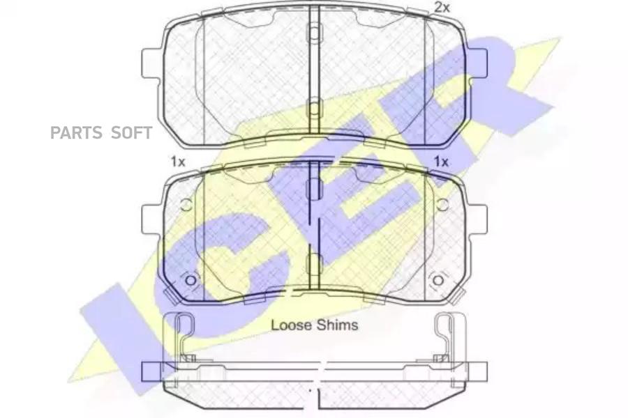

Колодки Задние Hyundai H-1/Grand Starex 07- Icer 181839 Icer арт. 181839
