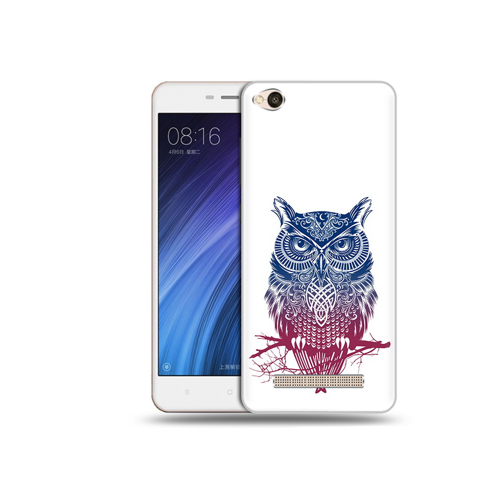

Чехол MyPads Tocco для Xiaomi Redmi 4A хиппи сова (PT46130.318.664), Прозрачный, Tocco