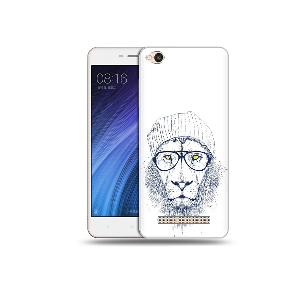 Чехол MyPads Tocco для Xiaomi Redmi 4A хиппи лев (PT46130.318.663)