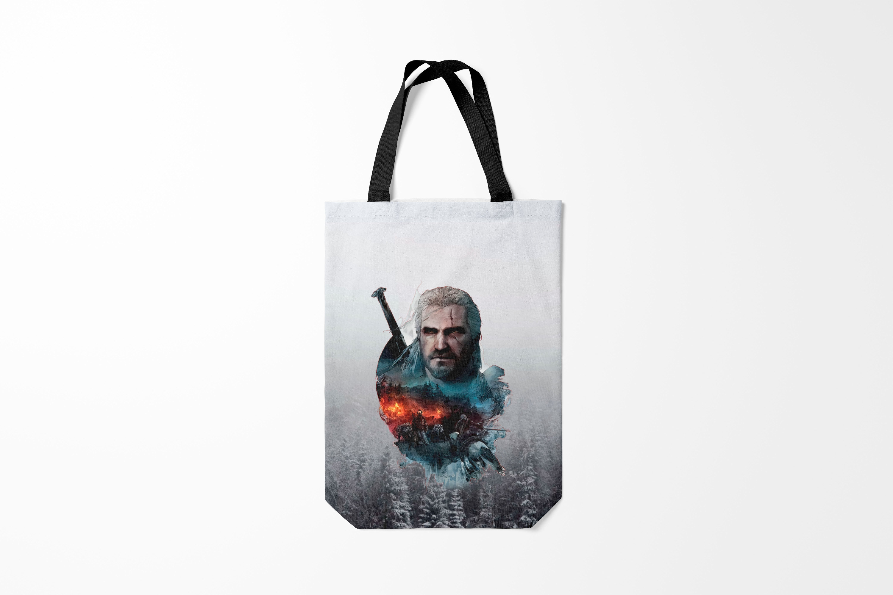 

Сумка шoппер унисекс Burnettie The Witcher Геральт из Ривии Ведьмак, белый, The Witcher Геральт из Ривии Ведьмак